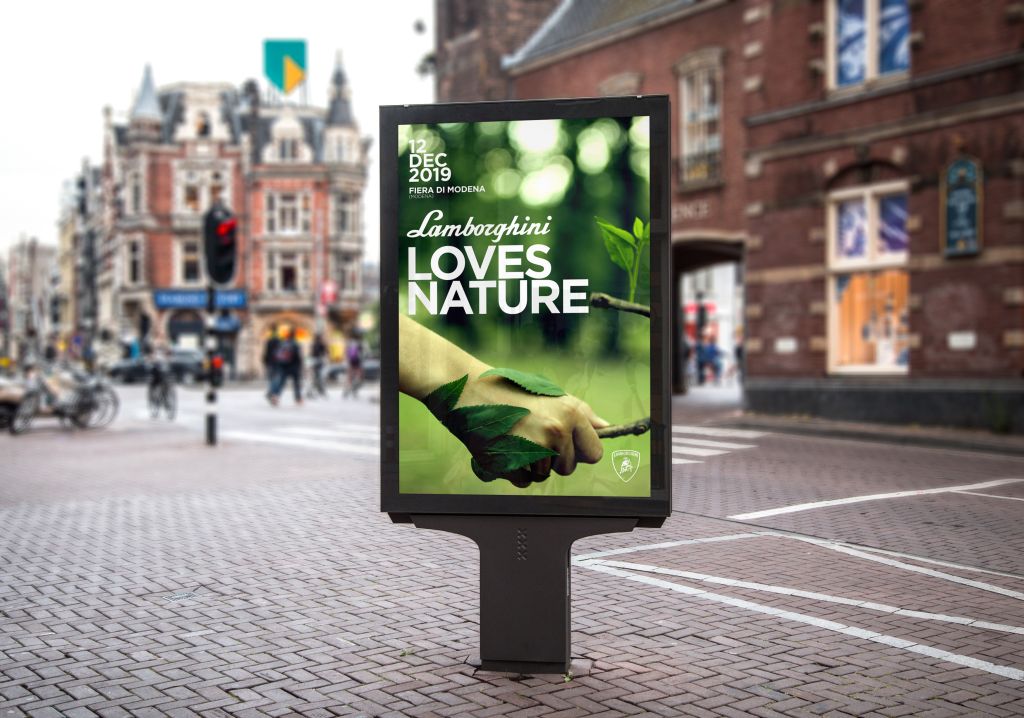lamborghini loves nature