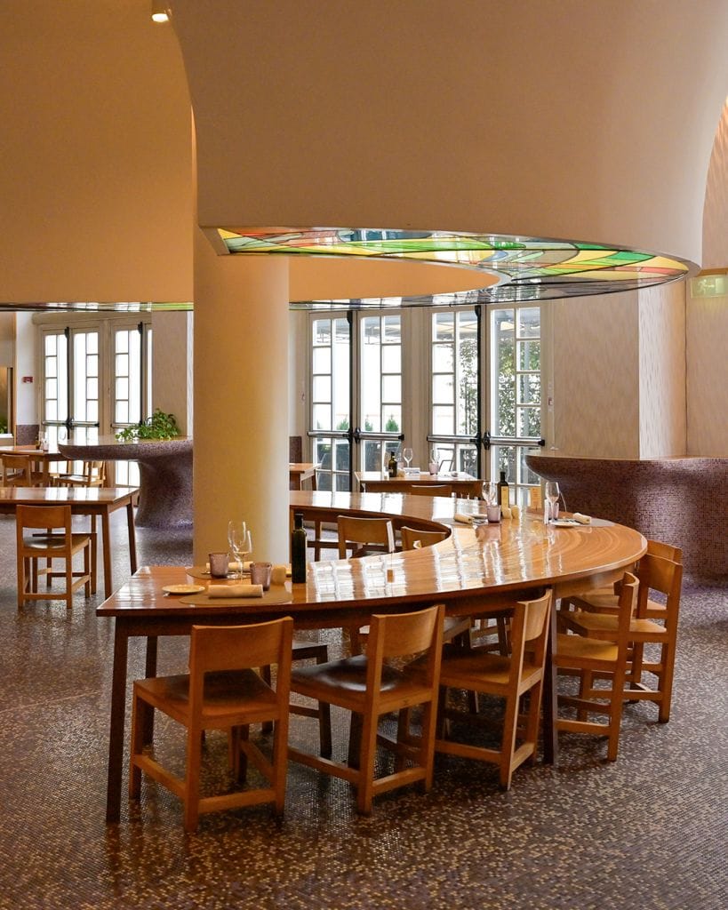 La sala colazioni dell'Un hotels vittoria firenze