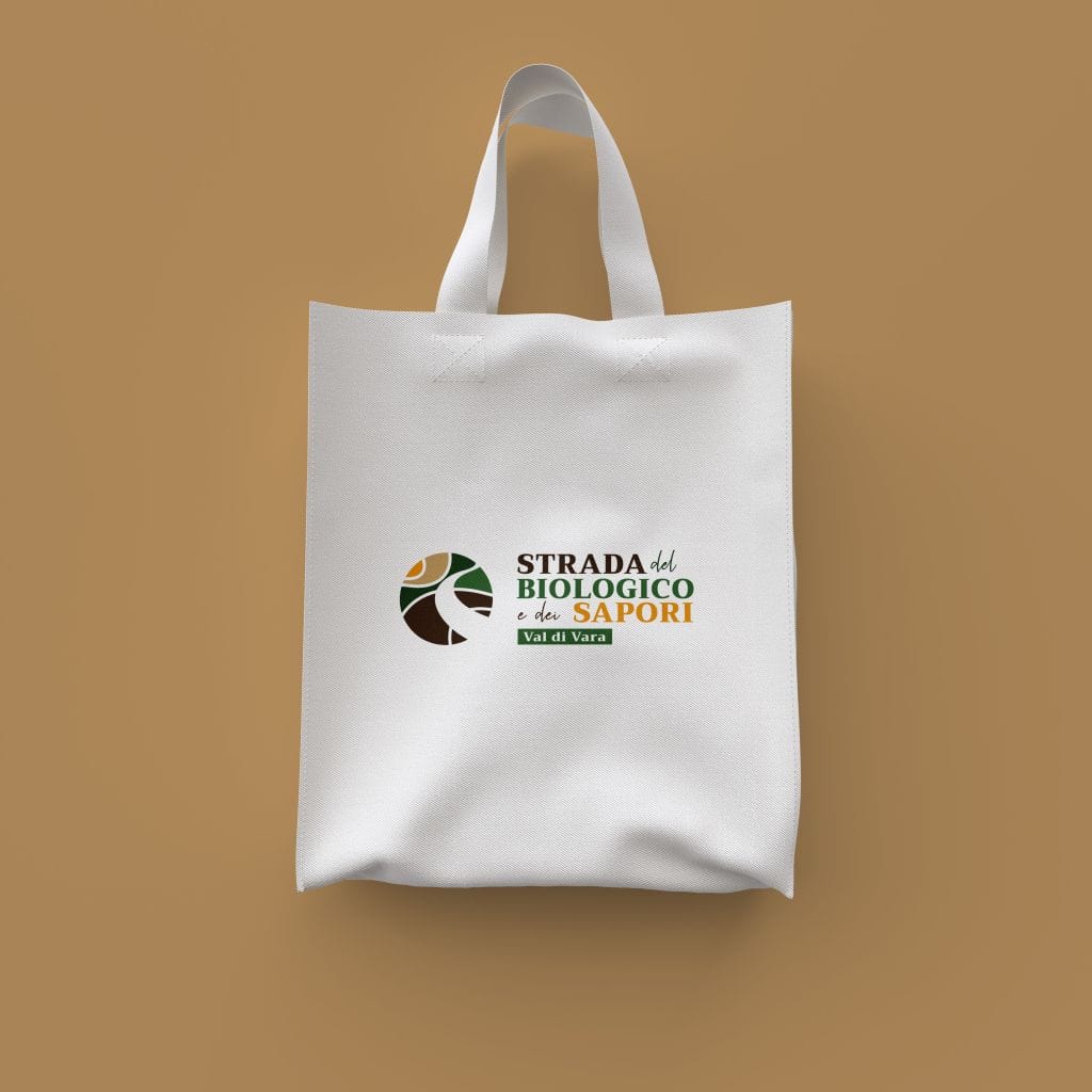 grafica per strada del biologico e dei sapori - val di vara